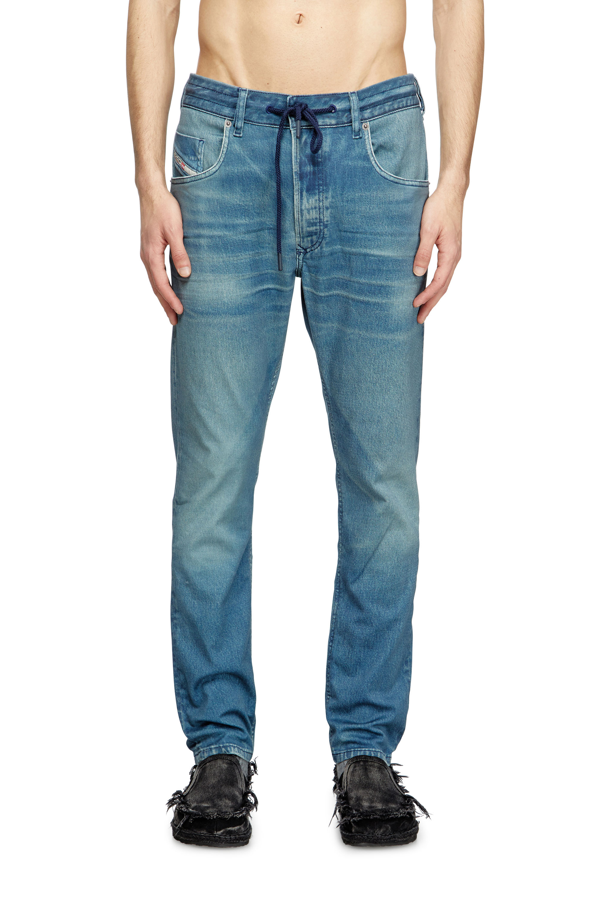 Diesel - Regular 2032 D-Krooley Joggjeans® 068PC Homme, Bleu Clair - Image 1