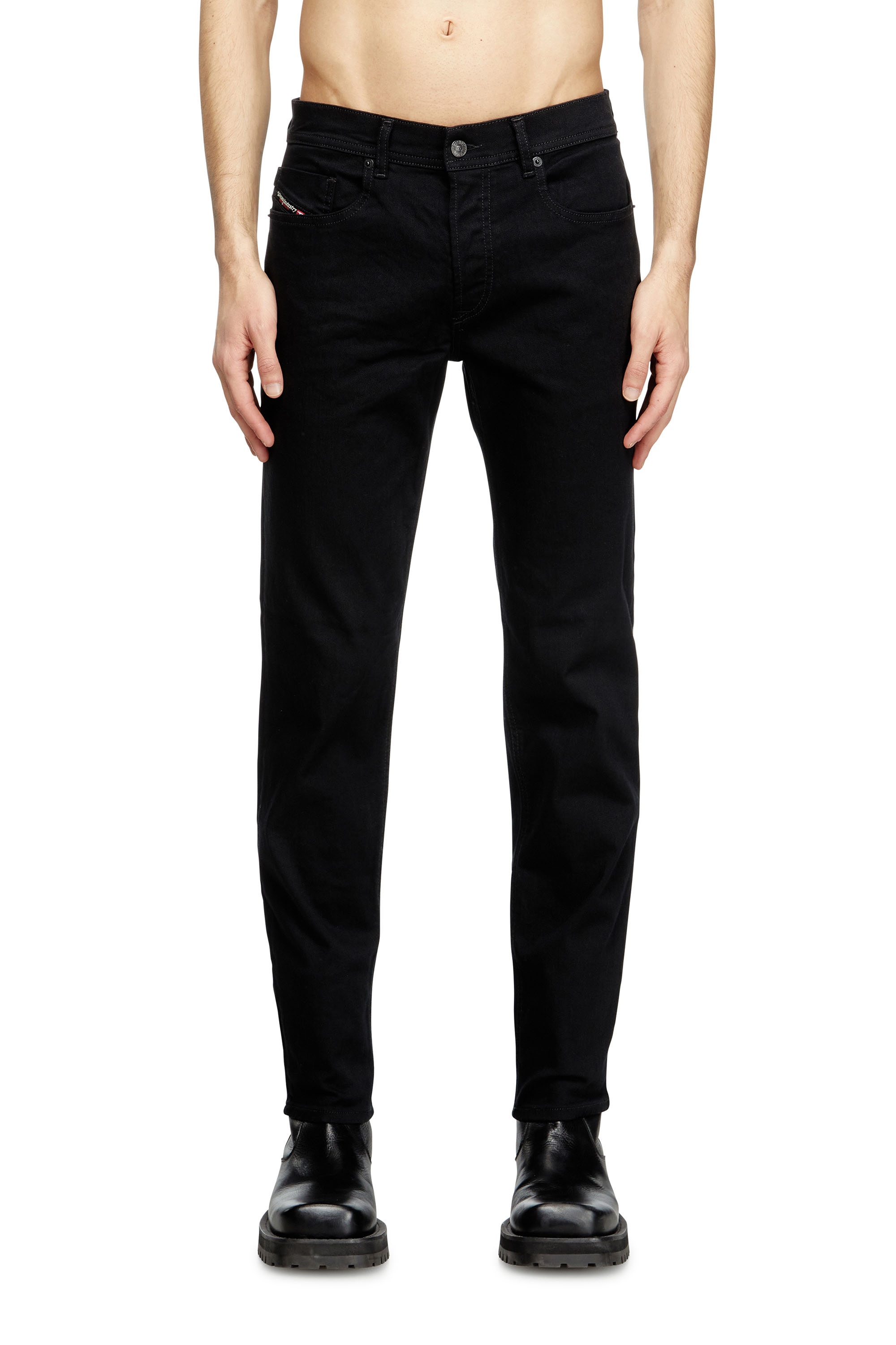 Diesel - Regular Jeans 2023 D-Finitive 069YP Homme, Noir/Gris foncé - Image 1