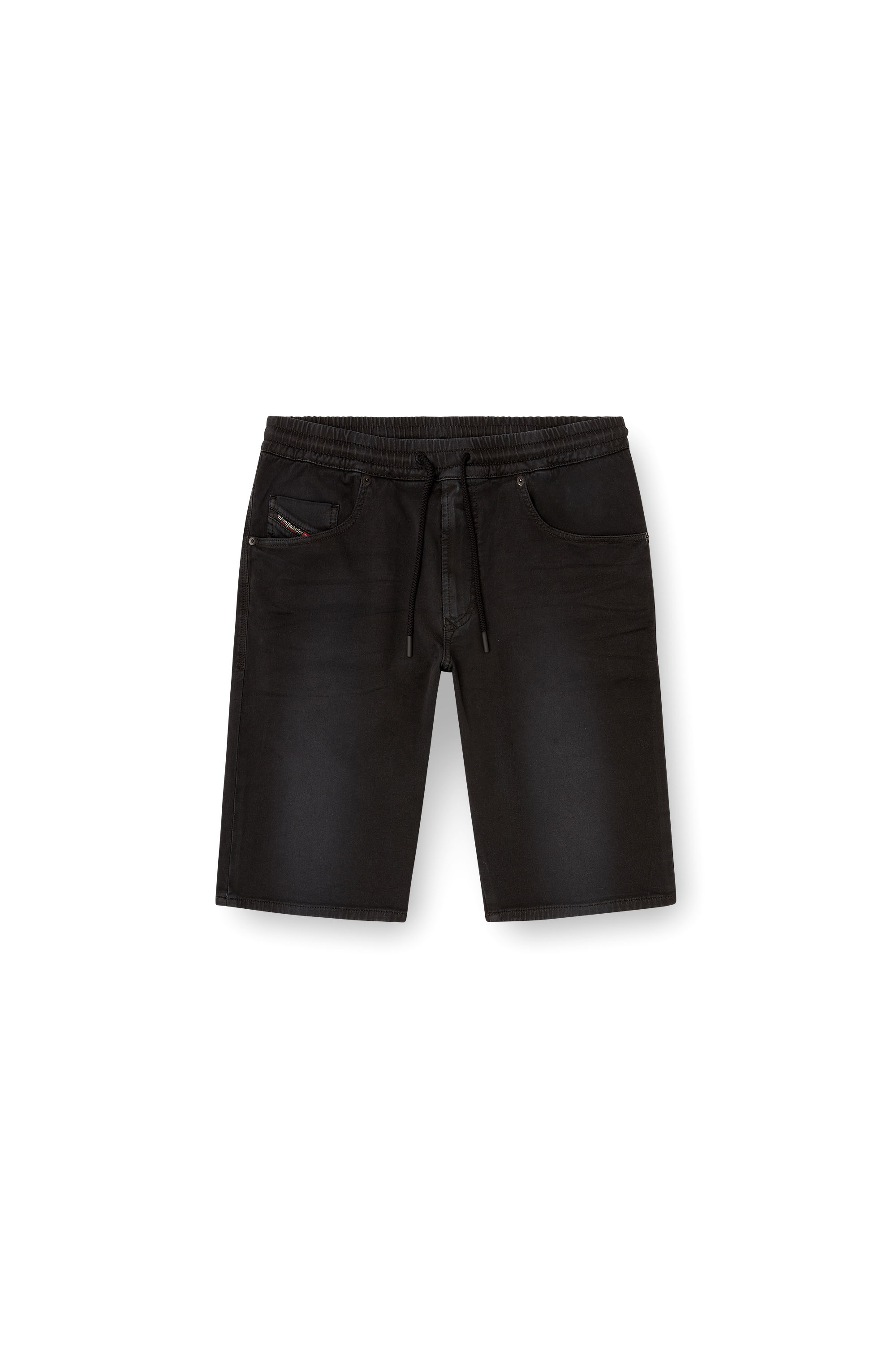 Diesel - 2033 D-KROOLEY-SHORT JOGG, Short chino en JoggJeans Homme in Noir - 4